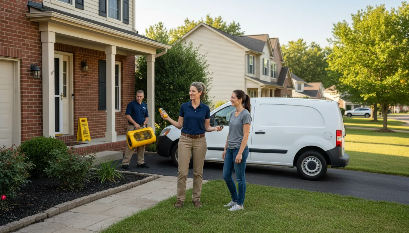 Water restoration image for Dehumidification And Cleanup Services in Rhoadesville, VA